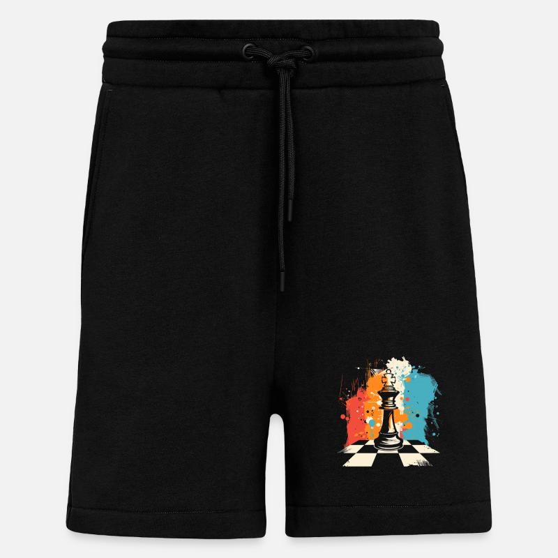 Schachfigur - Shorts - made by SPREAD - SOLID BLACK