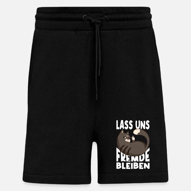 Lass Uns Fremde Bleiben - Shorts - made by SPREAD - SOLID BLACK