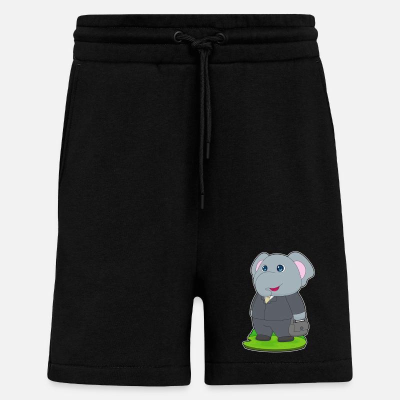 Sac Elephant Gentleman - Short bio décontracté fabriqué en UE - SOLID BLACK