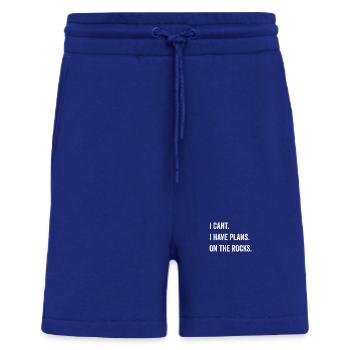 Funny saying rock climbing bouldering vintage logo - Shorts - made by SPREAD - Iconic Blue - Front