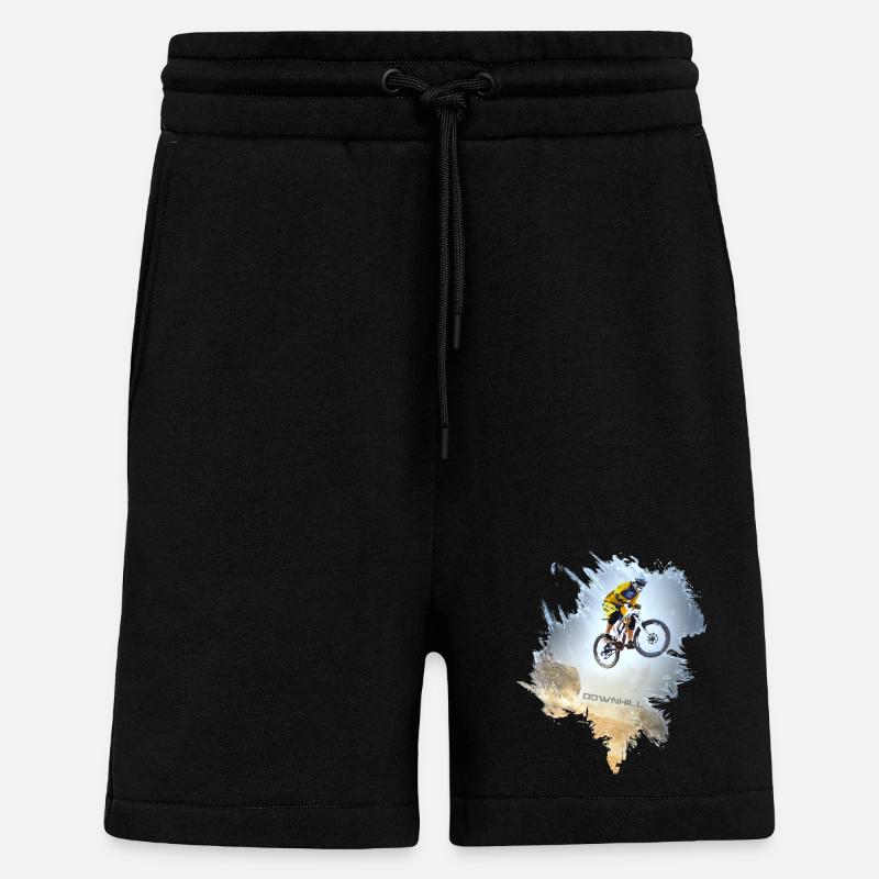 Surfez sur la chute - Short bio décontracté fabriqué en UE - SOLID BLACK