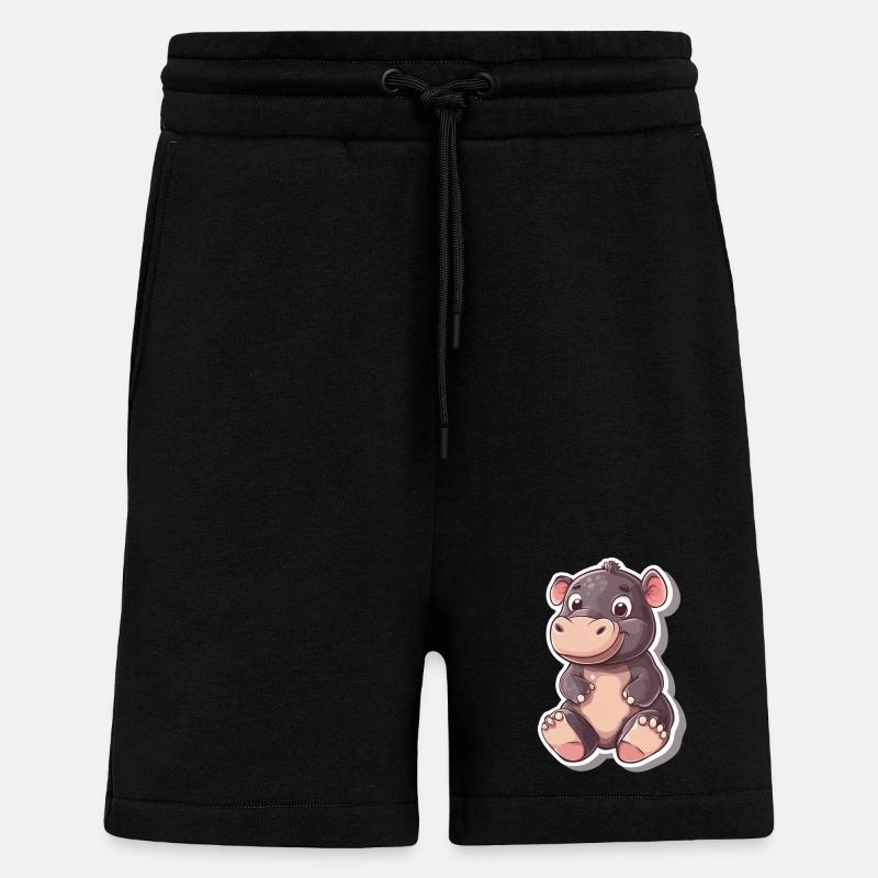 Nilpferd - Shorts - made by SPREAD - SOLID BLACK