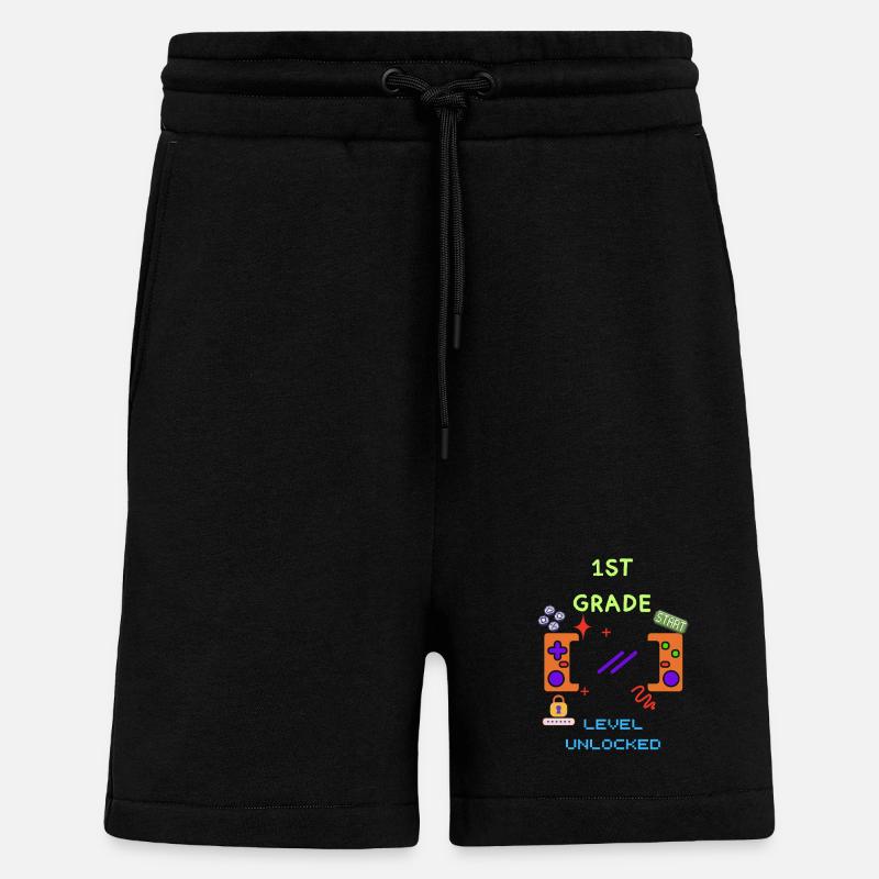 Stufe der 1. Klasse freigeschaltet - Shorts - made by SPREAD - SOLID BLACK