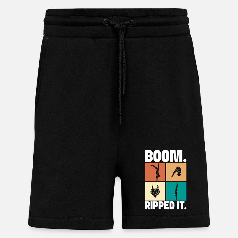 Kunstspringen Turmspringer Sprungbrett - Shorts - made by SPREAD - SOLID BLACK