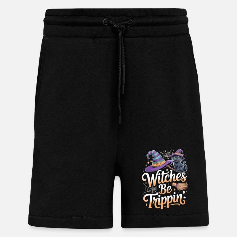 Katzen Hexe Halloween Kostüm - Shorts - made by SPREAD - SOLID BLACK