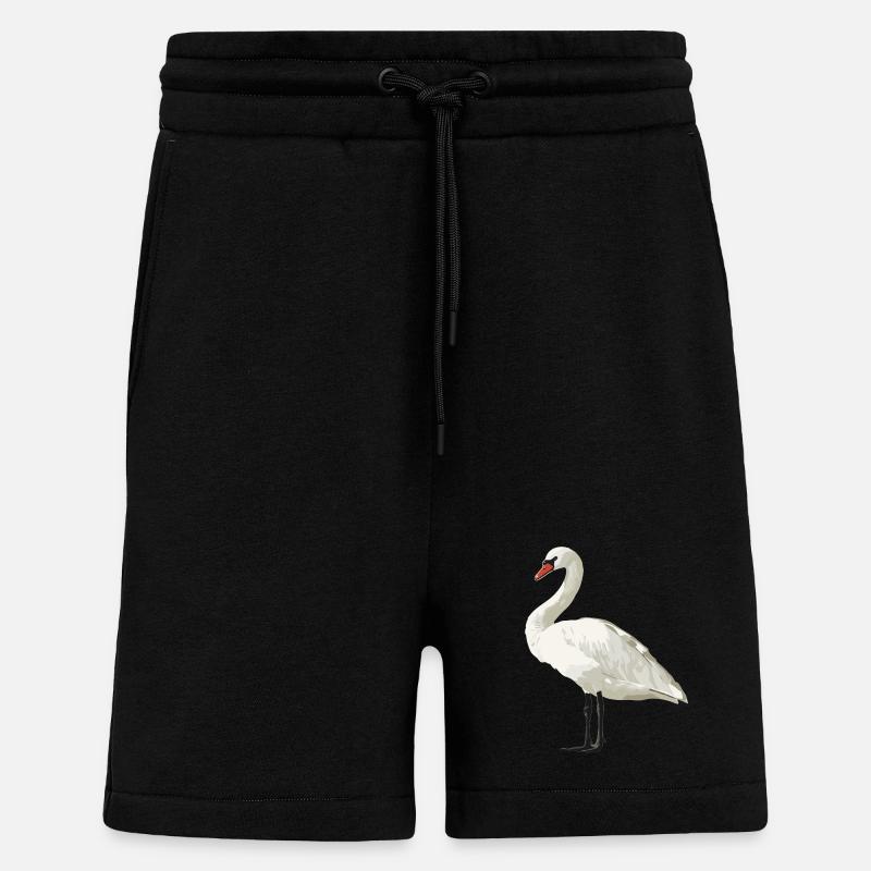 Schwäne Schwan - Shorts - made by SPREAD - SOLID BLACK
