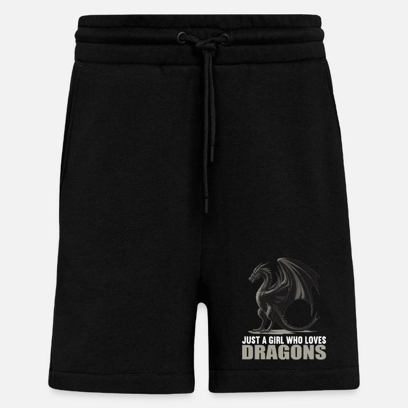 Drachen Drache - Shorts - made by SPREAD - SOLID BLACK