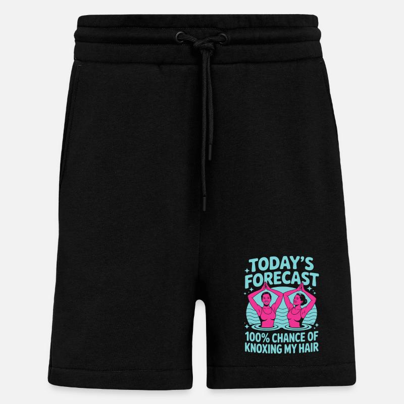 Synchronschwimmen Kunstschwimmen Wassersport - Shorts - made by SPREAD - SOLID BLACK