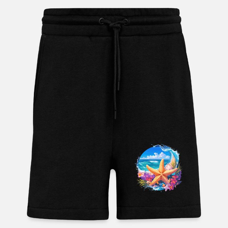 Seesterne Seestern - Shorts - made by SPREAD - SOLID BLACK