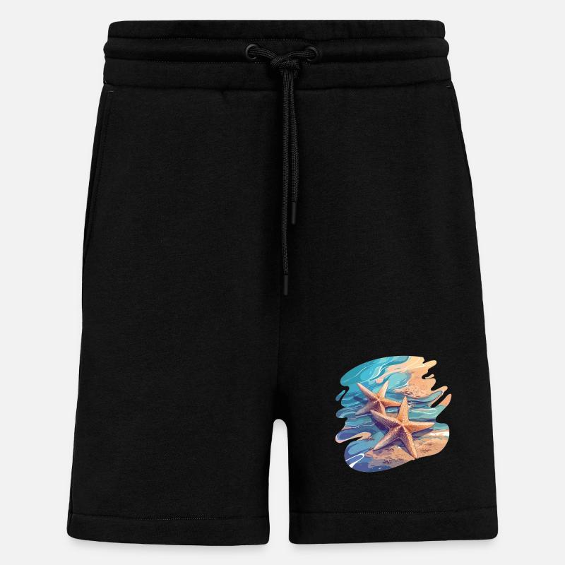 Starfish Starfish - Shorts - made by SPREAD - SOLID BLACK