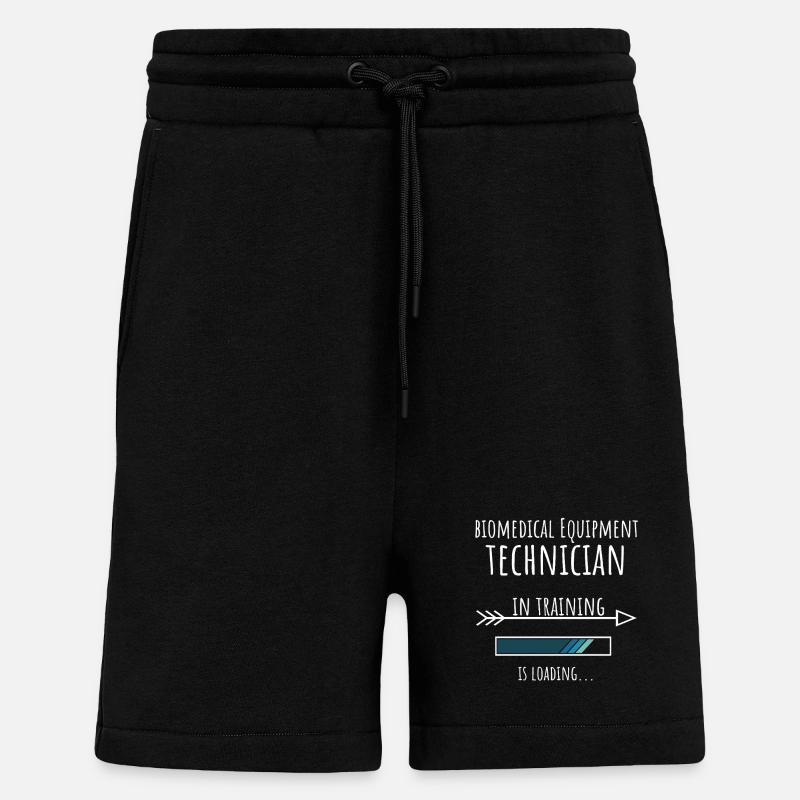 Geschenk Beruf Ausbildung Medizintechnik-Techniker - Shorts - made by SPREAD - SOLID BLACK