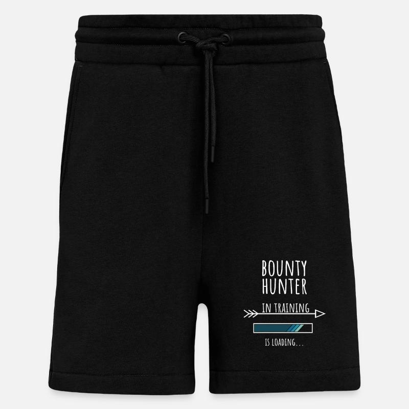 Gift Profession Training Bounty Hunter - Shorts - made by SPREAD - SOLID BLACK