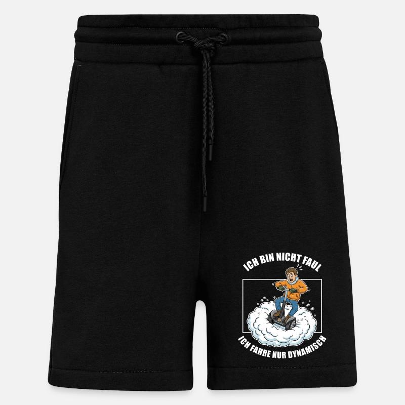 I only drive dynamically - Shorts - made by SPREAD - SOLID BLACK