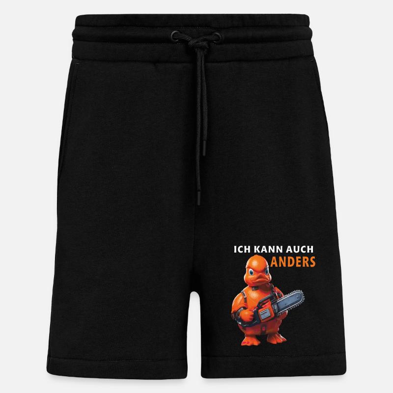 JE PEUX LE FAIRE DIFFÉREMMENT - Short bio décontracté fabriqué en UE - SOLID BLACK