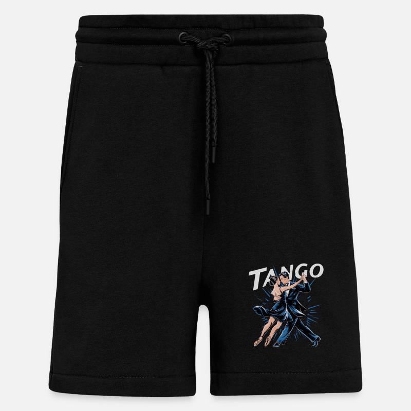  Tango Leidenschaft Paar Tanz Argentinischer Tango - Shorts - made by SPREAD - SOLID BLACK