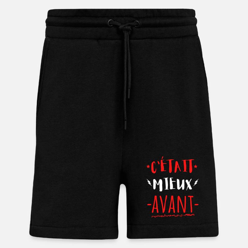 es war besser VORHER - Shorts - made by SPREAD - SOLID BLACK