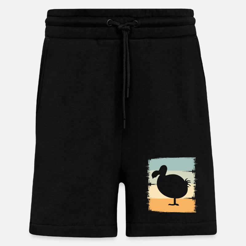 dodo - Short bio décontracté fabriqué en UE - SOLID BLACK