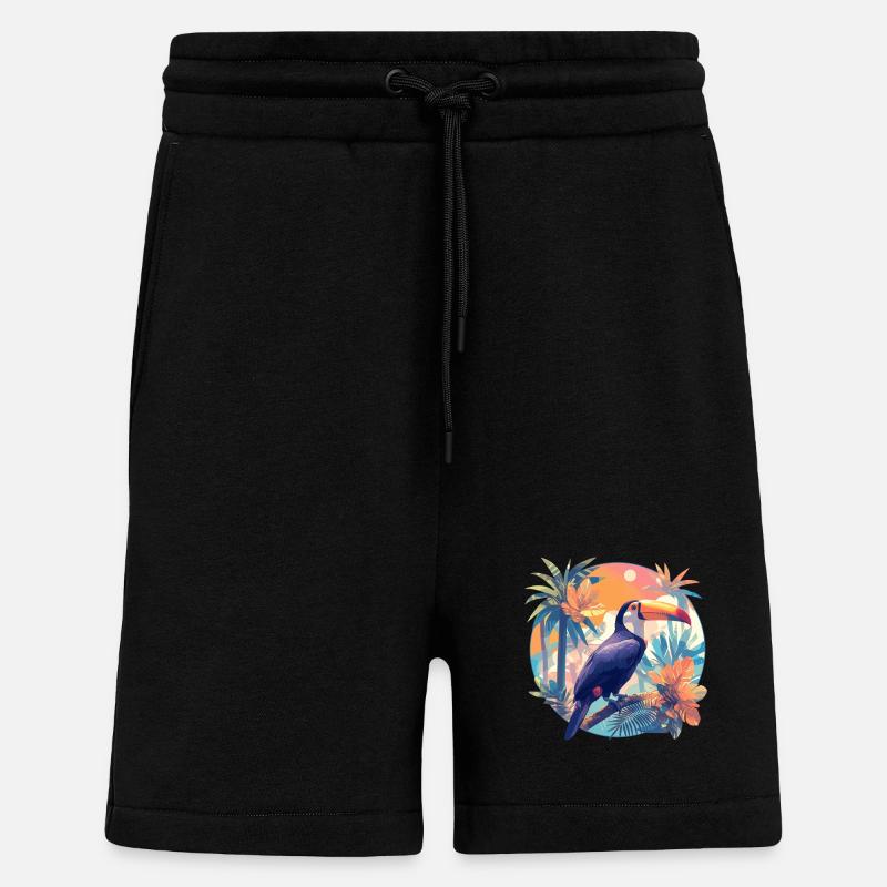Tukane Tukan - Shorts - made by SPREAD - SOLID BLACK