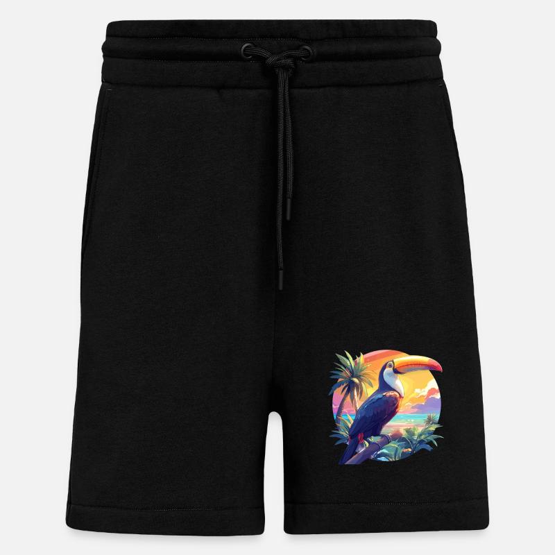 Tukane Tukan - Shorts - made by SPREAD - SOLID BLACK