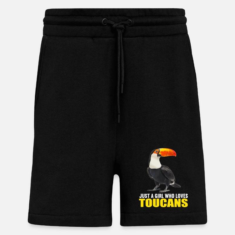 Toucans Toucan - Shorts - made by SPREAD - SOLID BLACK
