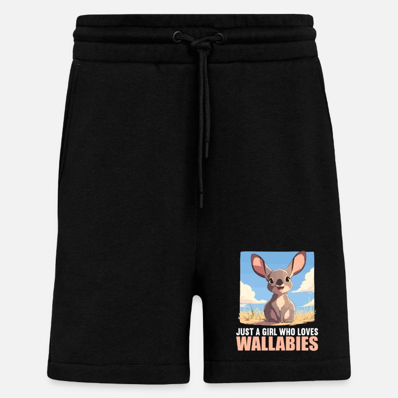 Wallabys Wallaby - Shorts - made by SPREAD - SOLID BLACK