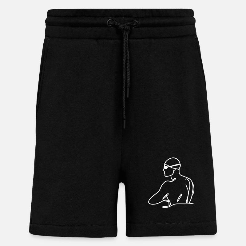Float Sketch - Shorts - made by SPREAD - SOLID BLACK