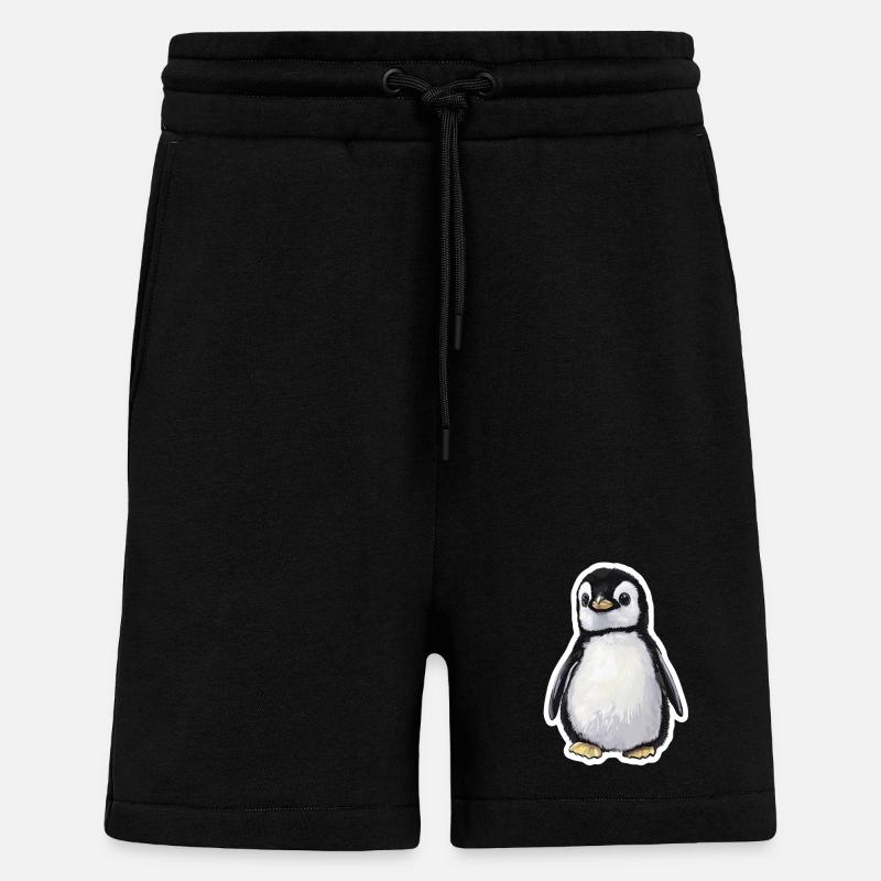 Pinguin - Shorts - made by SPREAD - SOLID BLACK