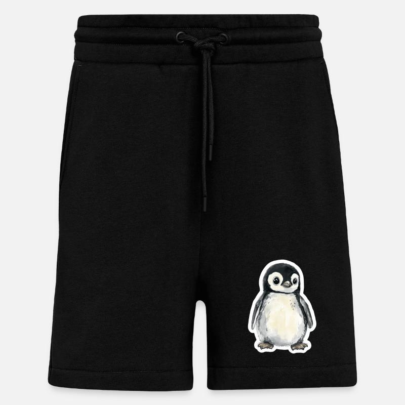 Pinguin - Shorts - made by SPREAD - SOLID BLACK