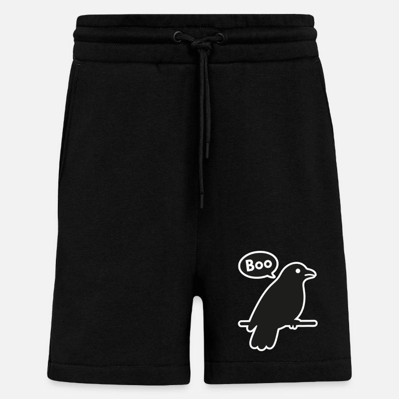 Krähe erschrecken - Shorts - made by SPREAD - SOLID BLACK