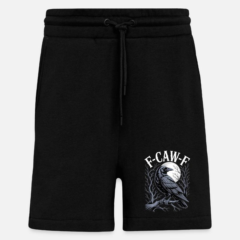 Rabenmond Gothic Emblem - Shorts - made by SPREAD - SOLID BLACK