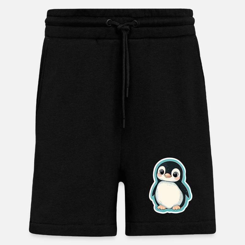 Pinguin - Shorts - made by SPREAD - SOLID BLACK
