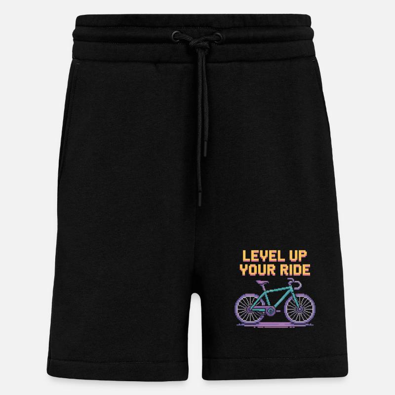 Cyclisme Cyclisme VTT - Short bio décontracté fabriqué en UE - SOLID BLACK