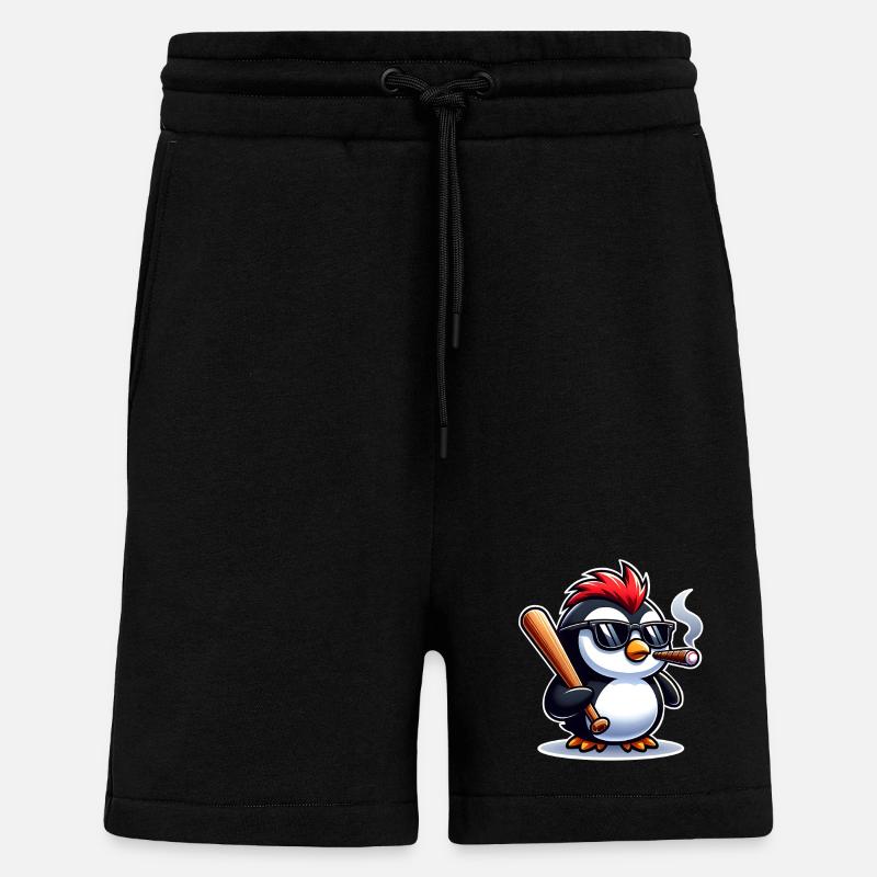 Pinguin  - Shorts - made by SPREAD - SOLID BLACK