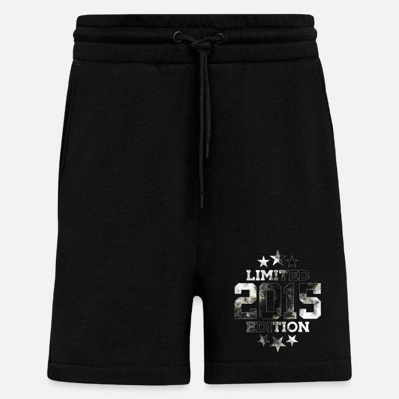 ÉDITION LIMITÉE 2015 11E ANNIVERSAIRE - Short bio décontracté fabriqué en UE - SOLID BLACK