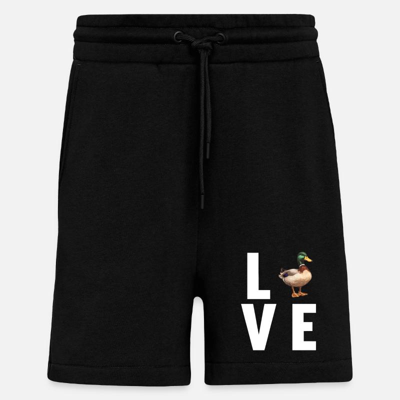 Ducks Duck - Shorts - made by SPREAD - SOLID BLACK