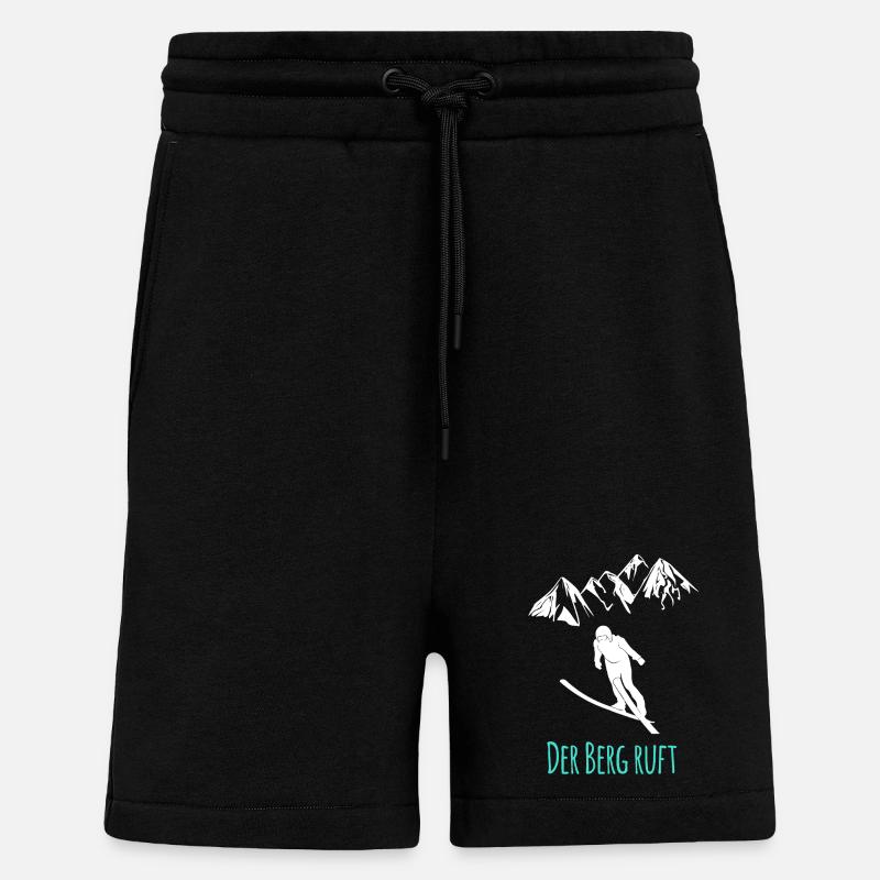 Skispringen - Shorts - made by SPREAD - SOLID BLACK