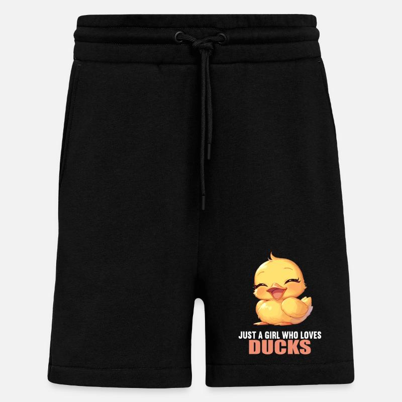 Ducks Duck - Shorts - made by SPREAD - SOLID BLACK