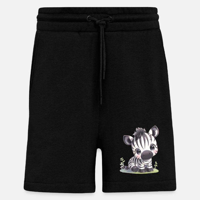 Zebras Zebra - Shorts - made by SPREAD - SOLID BLACK