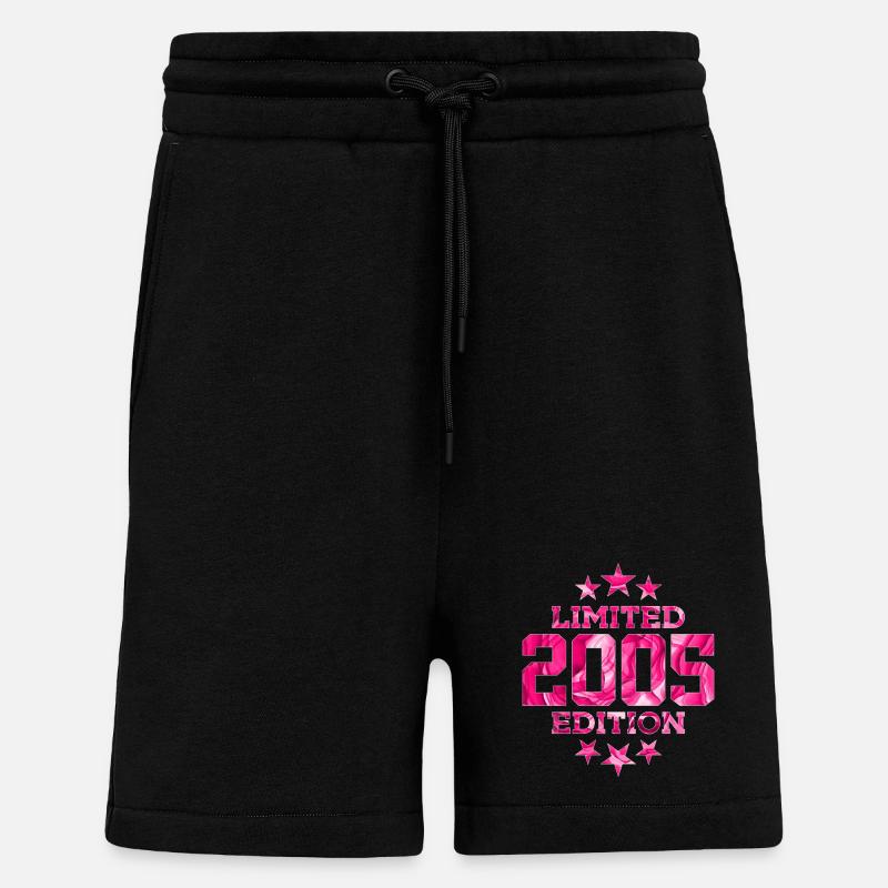 ÉDITION LIMITÉE 21E ANNIVERSAIRE 2005 - Short bio décontracté fabriqué en UE - SOLID BLACK