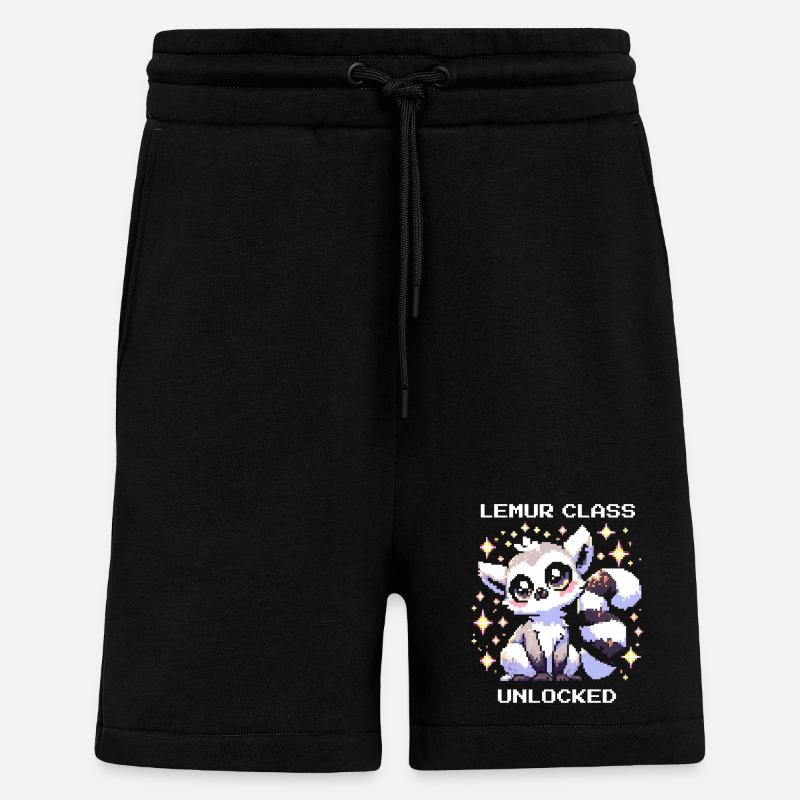 Lemur Class Unlocked | RPG, Leveling - Shorts - made by SPREAD - SOLID BLACK