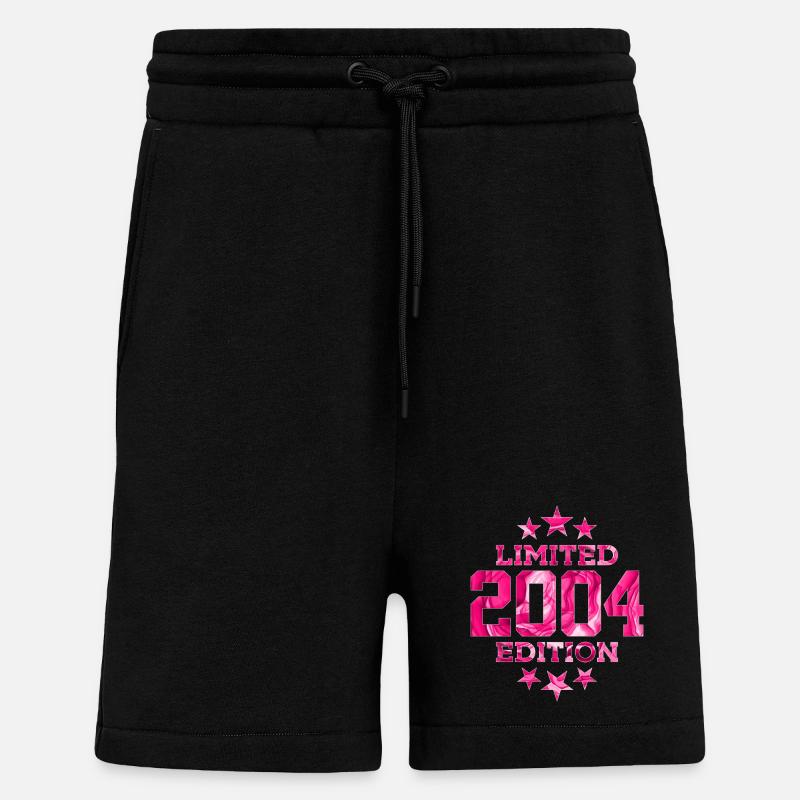 ÉDITION LIMITÉE 2004 22E ANNIVERSAIRE - Short bio décontracté fabriqué en UE - SOLID BLACK