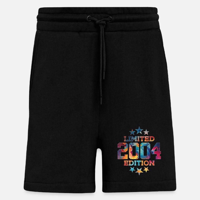 ÉDITION LIMITÉE 2004 22E ANNIVERSAIRE - Short bio décontracté fabriqué en UE - SOLID BLACK