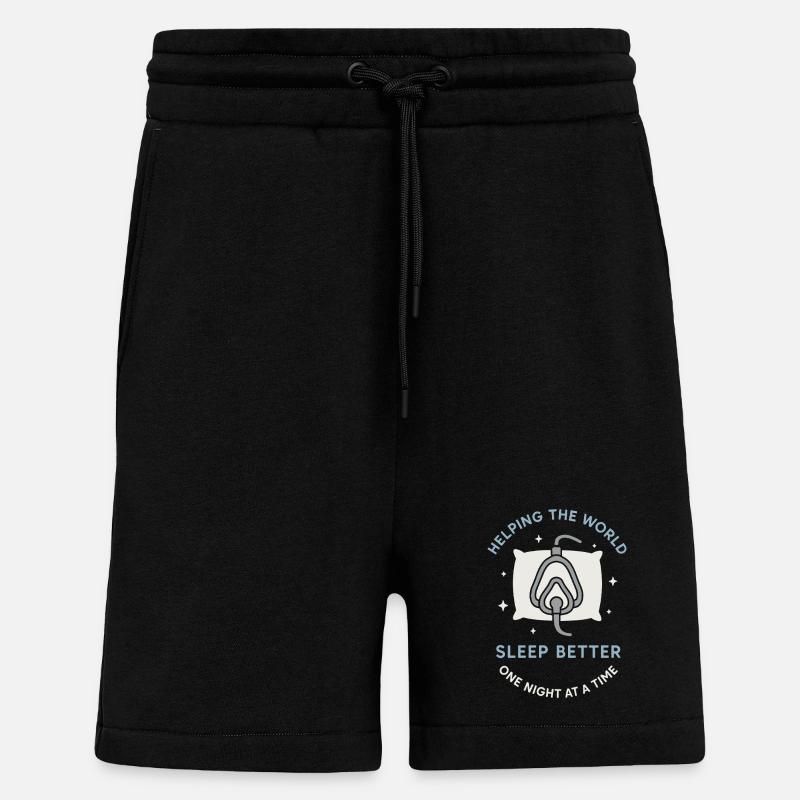Schlaftechnologe Polysomnographic Tech Rpsgt - Shorts - made by SPREAD - SOLID BLACK