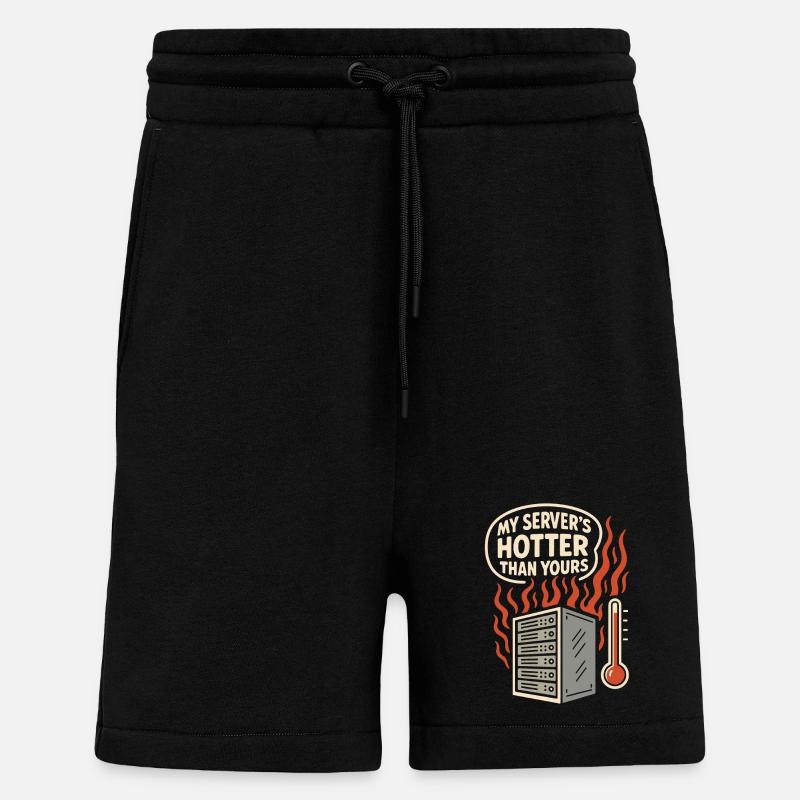 Netzwerkinfrastruktur Rack- Und Stack-ingenieur - Shorts - made by SPREAD - SOLID BLACK