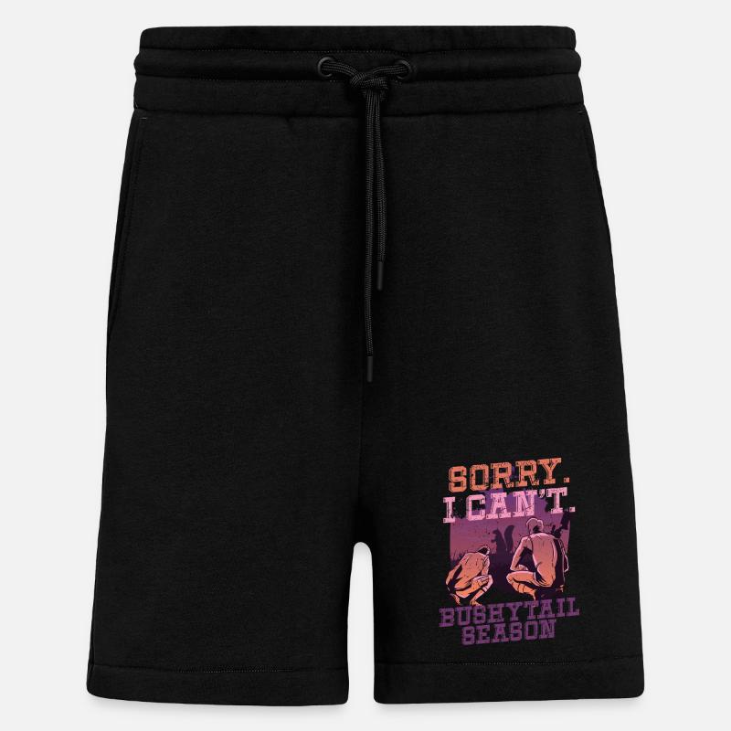 Eichhörnchenjäger Baumratte Bushy Tail Season - Shorts - made by SPREAD - SOLID BLACK