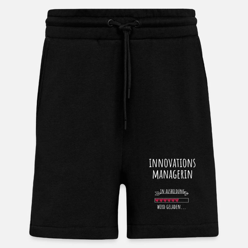 Innovationsmanagerin Student Beruf Ausbildung - Shorts - made by SPREAD - SOLID BLACK