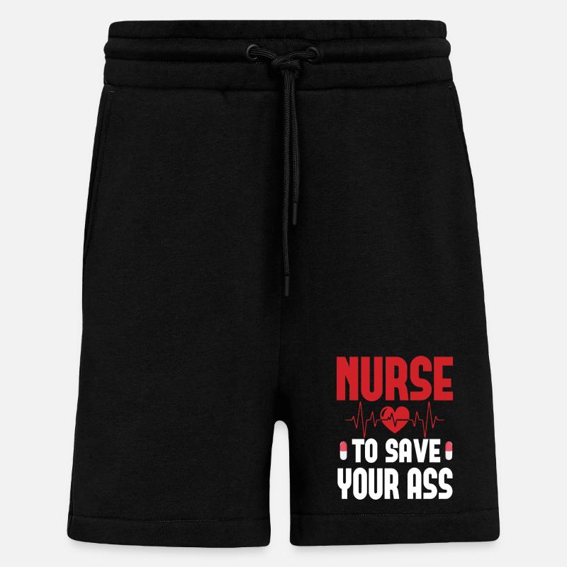 Krankeschwester - Shorts - made by SPREAD - SOLID BLACK