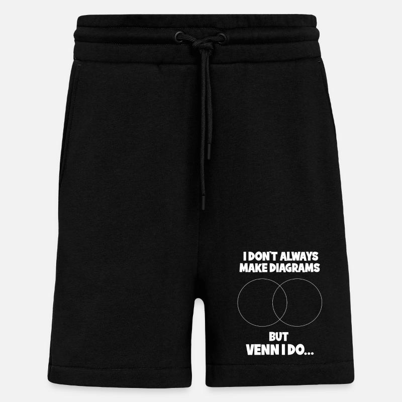 Math Math Math Teacher Mathematician - Shorts - made by SPREAD - SOLID BLACK