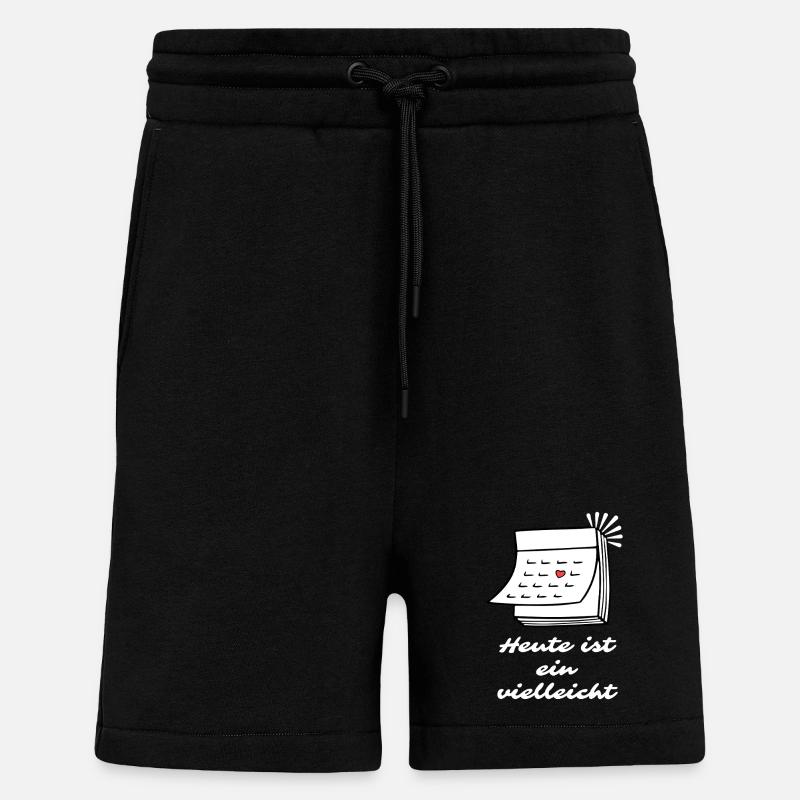 Today is a Maybe Saying - Shorts - made by SPREAD - SOLID BLACK