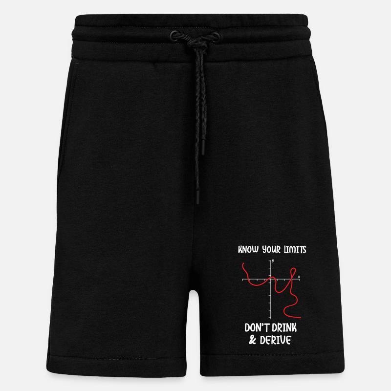 Math Math Math Teacher Mathematician - Shorts - made by SPREAD - SOLID BLACK